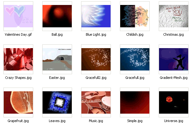 Desktop Backgrounds Screenshot